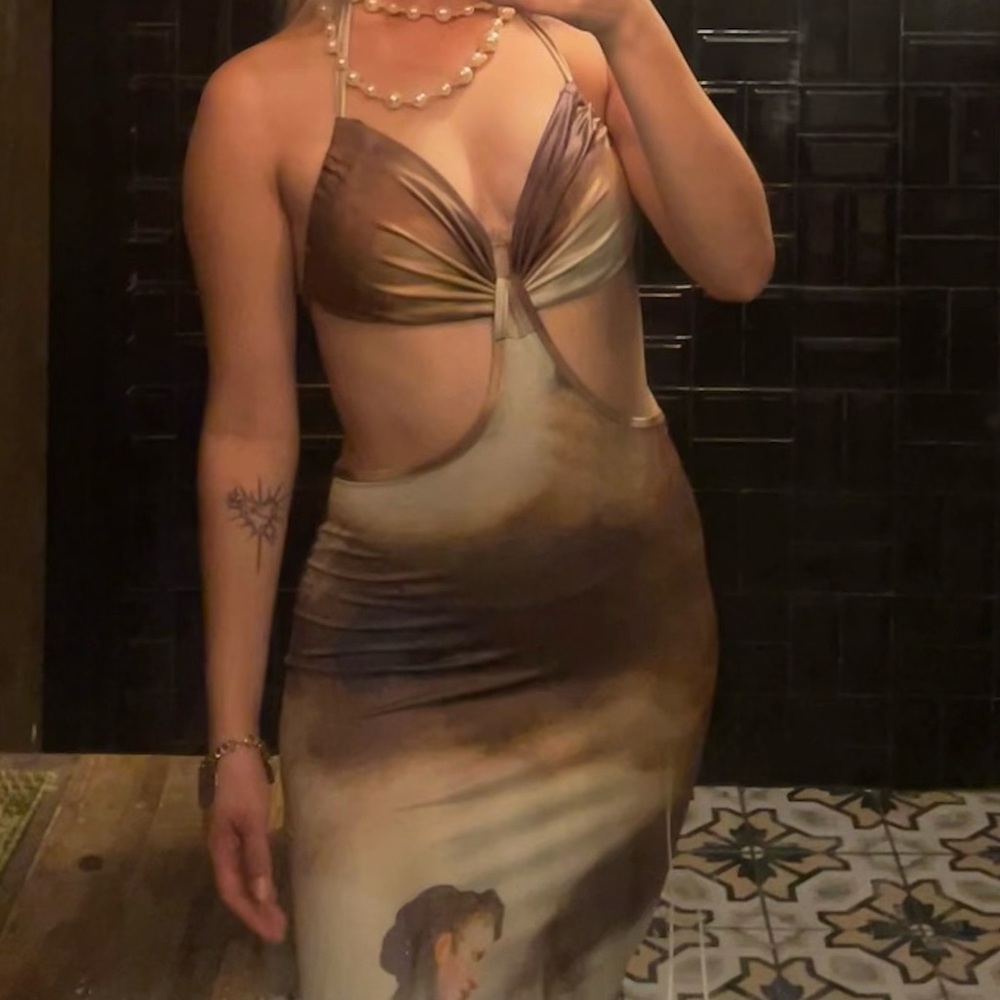 Angelic core maxi dress